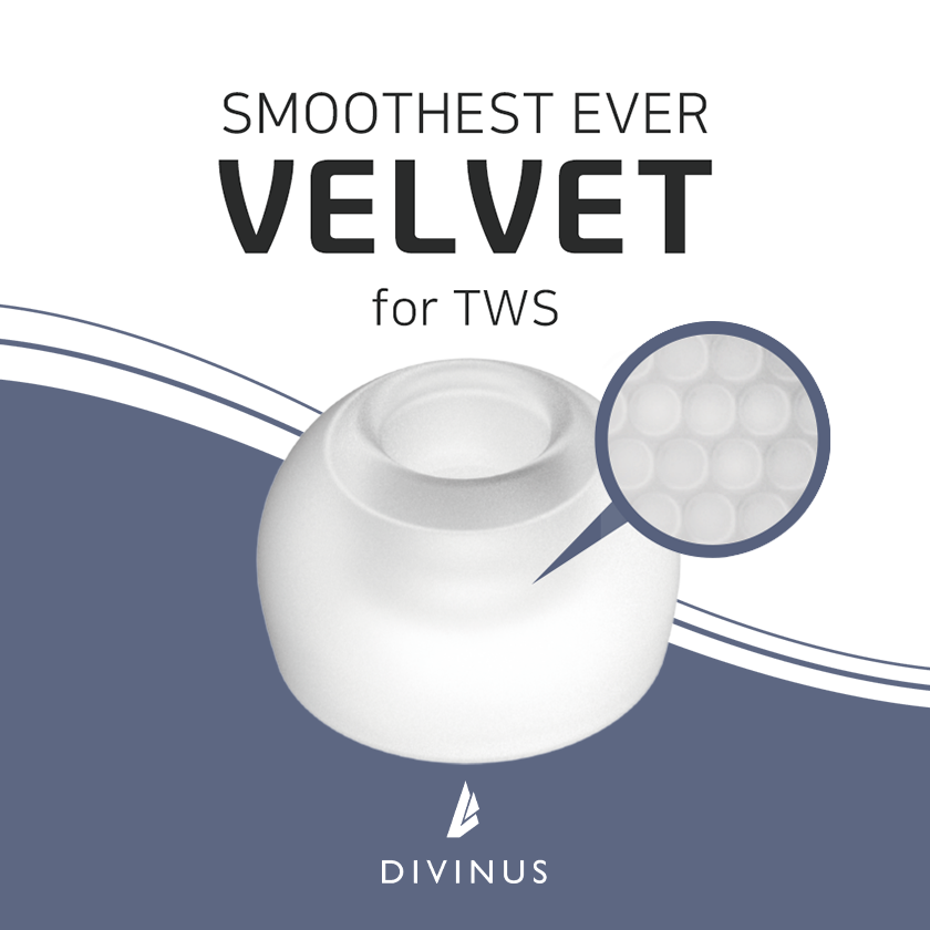 Wireless Earbuds Tws - ELOIT/ Divinus Gommini in Velluto per